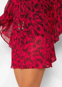 Damen bonprix Strandmode|Bademode·Strandmode|Strandtunika aus leichtem Chiffon