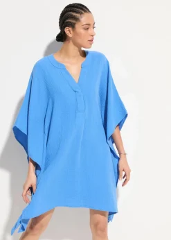 Damen bonprix Kleider|Bekleidung·Pullover & Strickjacken|Strandtunika aus luftigem Musselin