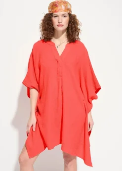 Damen bonprix Strandmode|Bademode·Strandmode|Strandtunika aus luftigem Musselin