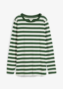 Damen bonprix Bekleidung·Röcke|Nachhaltigere Materialien|Streifenshirt aus reiner Bio-Baumwolle
