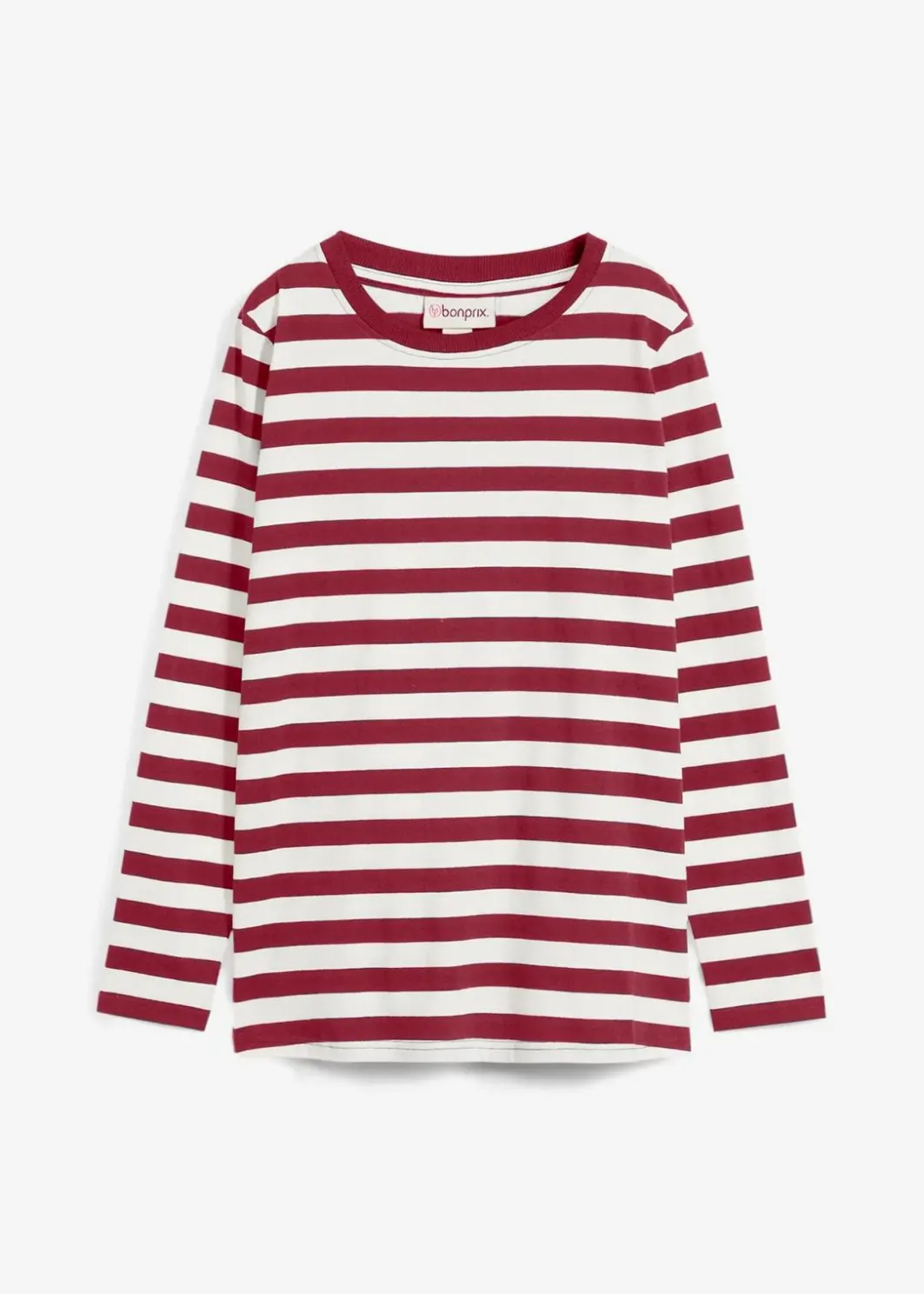 Damen bonprix Shirts & Tops|Basics|Streifenshirt aus reiner Bio-Baumwolle