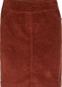 Damen bonprix Röcke|Bekleidung·Sportbekleidung|Stretch Baumwoll-Cordrock mit Bequembund