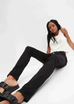 Stretch- Twillhose Damen Bekleidung·Kleider|Hosen