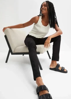Stretch- Twillhose Damen Bekleidung·Kleider|Hosen