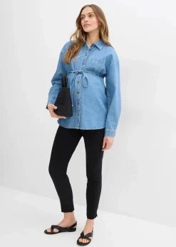 Damen bonprix Bekleidung·Blazer|Umstandsmode|Stretch- Umstandshose mit schmal zulaufendem Bein