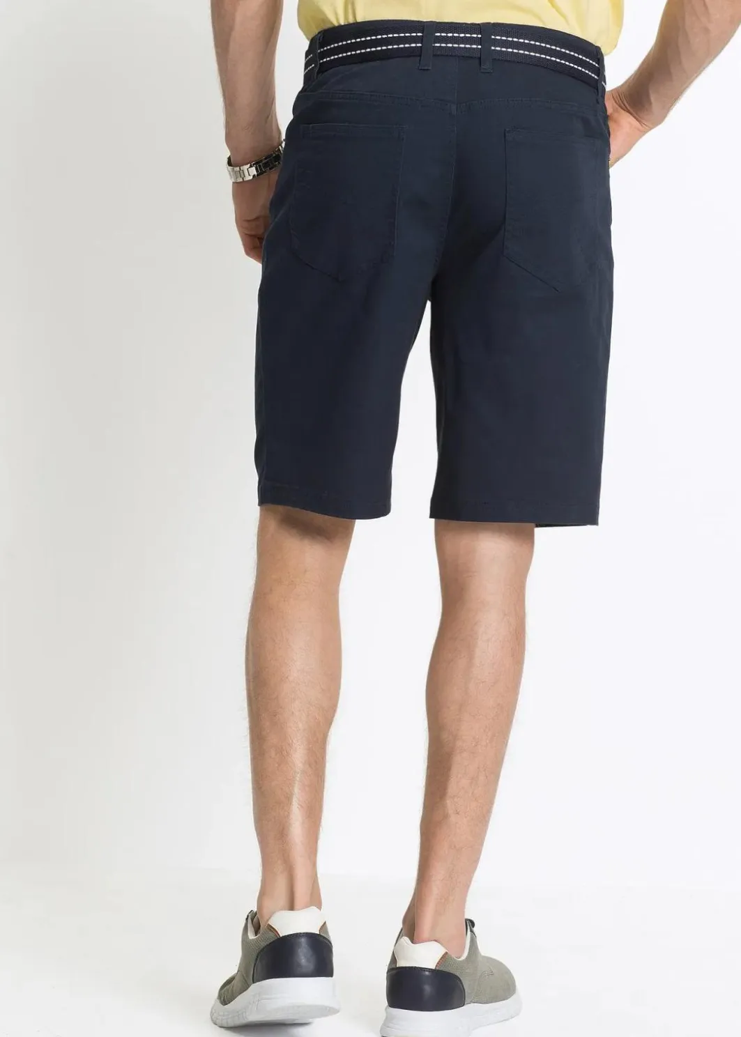 Herren bonprix Hosen|Basics|Stretch-Bermuda, Classic Fit