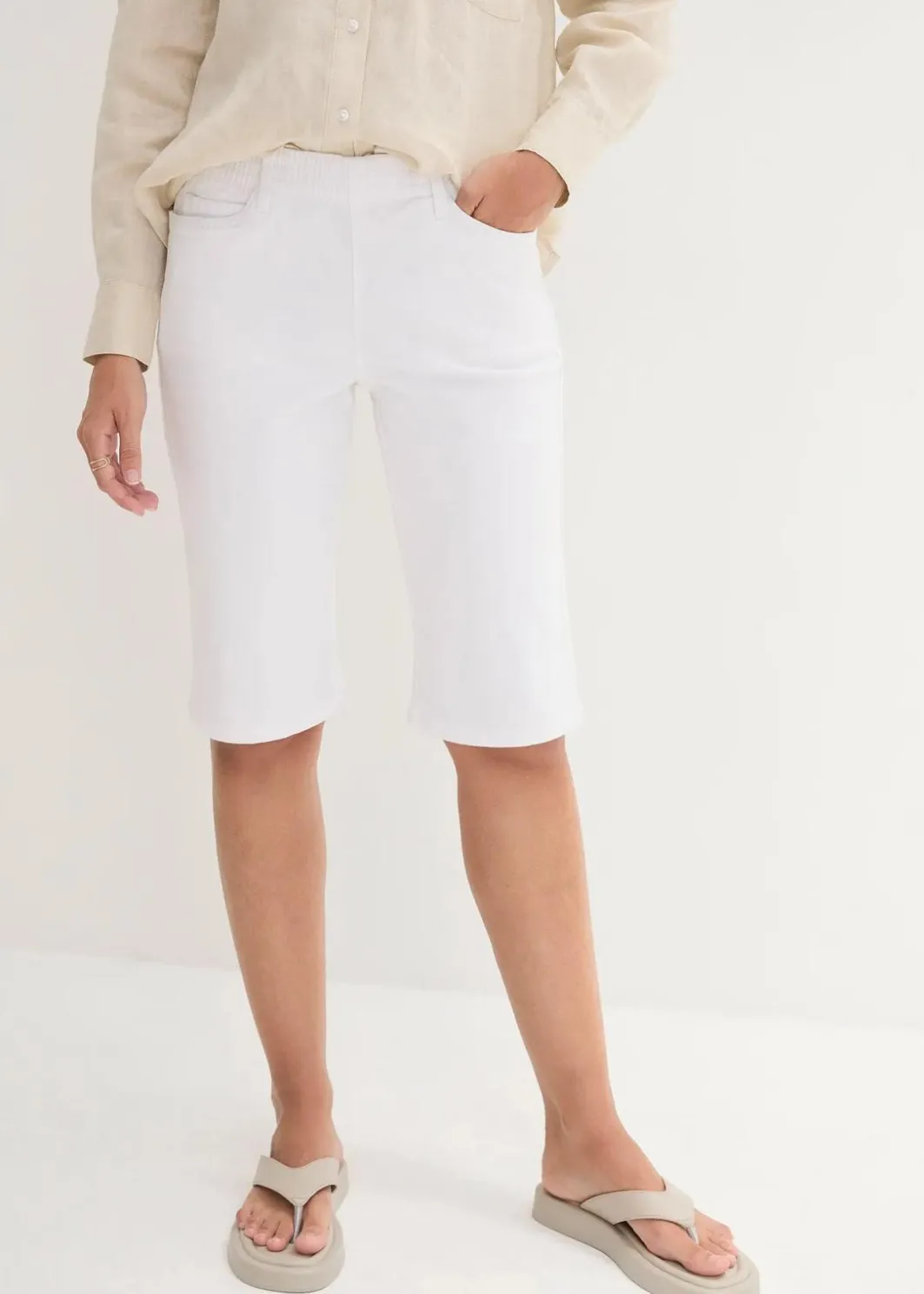Outlet Stretch-Bermuda (2er Pack) Damen Shorts|Bekleidung·Outdoorbekleidung