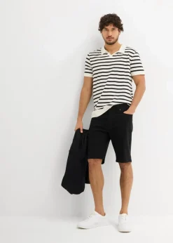 Herren bonprix Große Größen|Shorts|Stretch-Bermuda, Regular Fit (2er Pack)