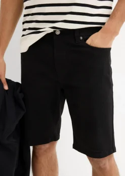 Herren bonprix Große Größen|Shorts|Stretch-Bermuda, Regular Fit (2er Pack)