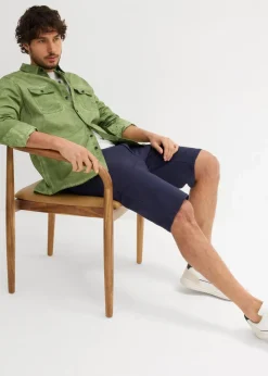 Discount Stretch-Bermuda, Regular Fit (2er Pack) Herren Hosen|Basics
