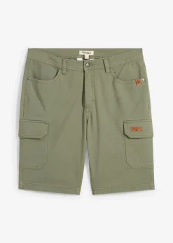 Clearance Stretch-Bermuda, Slim Fit Herren Große Größen|Shorts