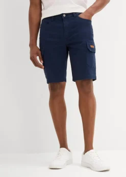 Stretch-Bermuda, Slim Fit Herren Hosen|Shorts