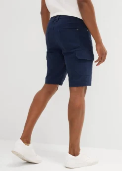 Stretch-Bermuda, Slim Fit Herren Hosen|Shorts