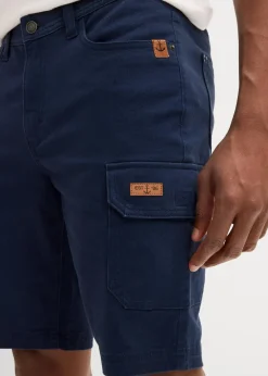 Stretch-Bermuda, Slim Fit Herren Hosen|Shorts