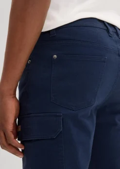 Stretch-Bermuda, Slim Fit Herren Hosen|Shorts