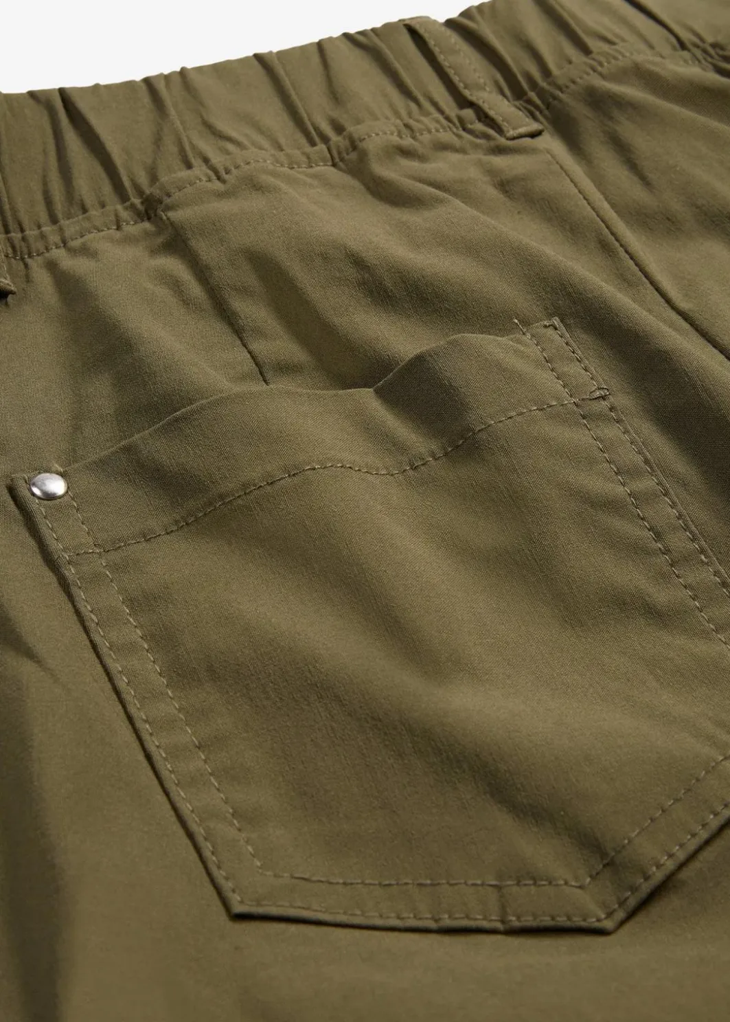 Damen bonprix Hosen|Stretchcapri mit Schlupfbund