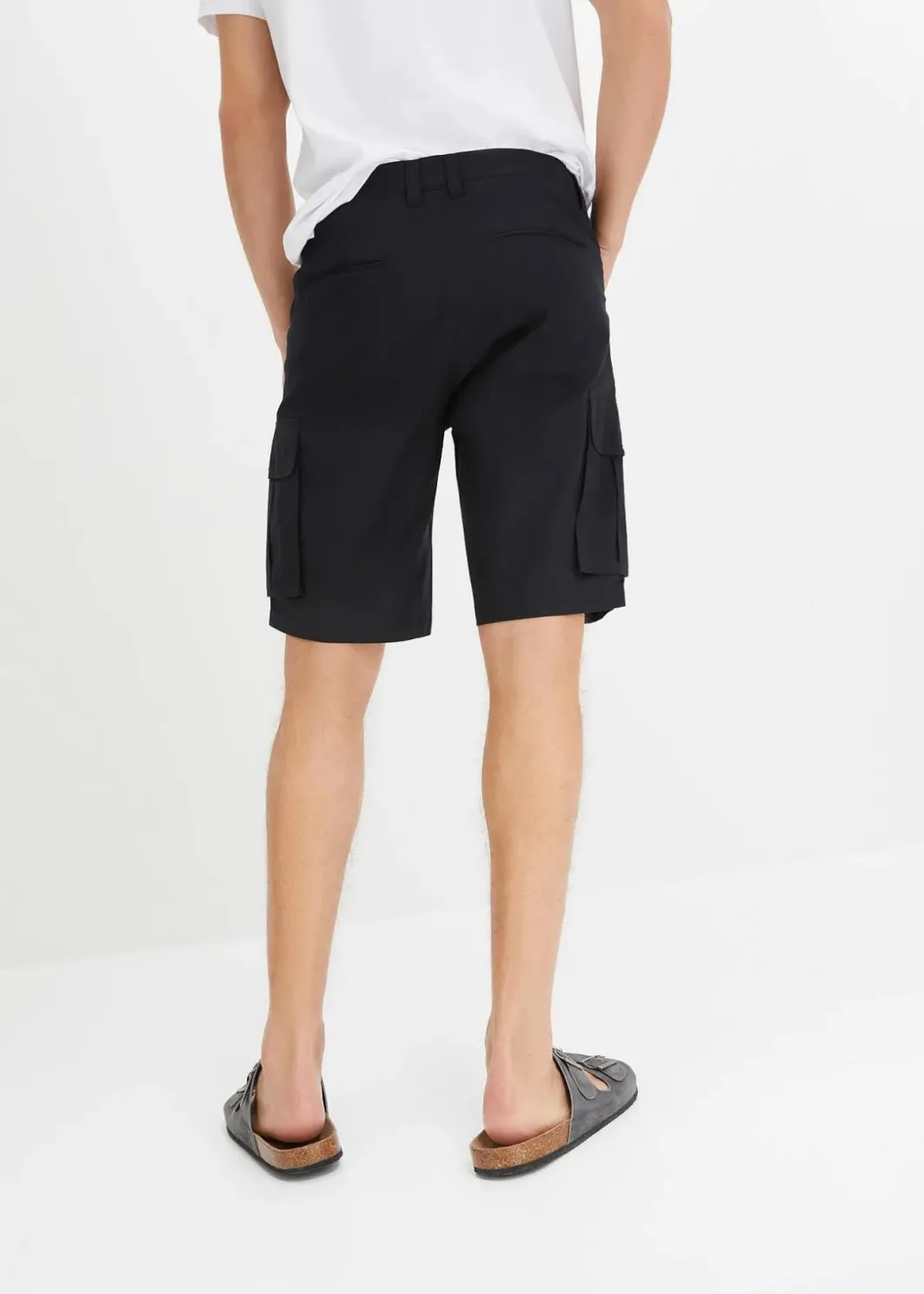 Sale Stretch-Cargo-Bermuda, Regular Fit Herren Große Größen|Shorts