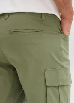 Herren bonprix Große Größen|Shorts|Stretch-Cargo-Bermuda Regular Fit (2er Pack)
