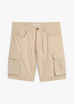 Stretch-Cargo-Bermuda, Regular Fit Herren Hosen|Shorts