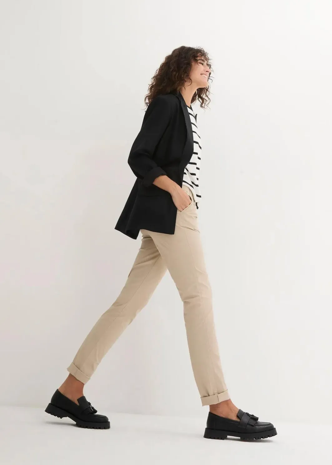 Outlet Stretch-Chinohose Damen Kurzgrößen|Hosen