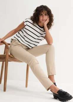Outlet Stretch-Chinohose Damen Kurzgrößen|Hosen