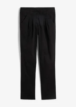 Damen bonprix Kurzgrößen|Bekleidung·Kleider|Stretch-Chinohose