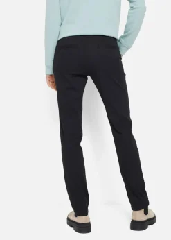 Damen bonprix Kurzgrößen|Bekleidung·Kleider|Stretch-Chinohose