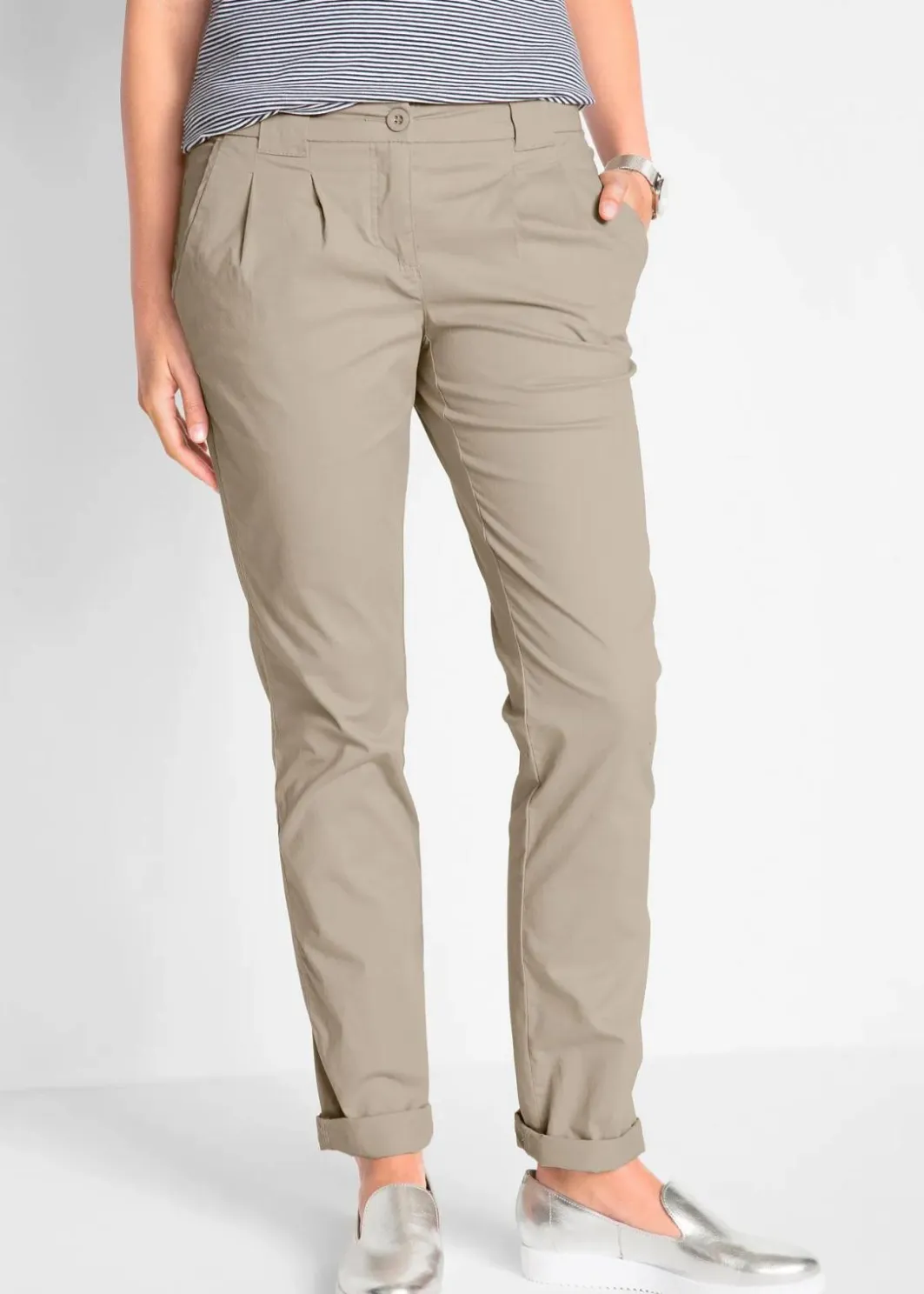 New Stretch-Chinohose Damen Kurzgrößen|Bekleidung·Kleider