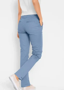 Damen bonprix Kurzgrößen|Hosen|Stretch-Chinohose