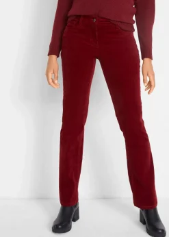 Damen bonprix Hosen|Bekleidung·Kleider|Stretch-Cordhose, Bootcut