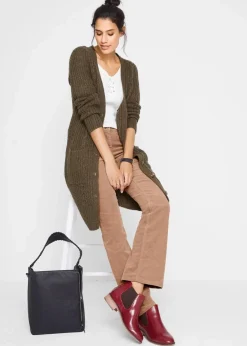 Stretch-Cordhose, Bootcut Damen Hosen|Bekleidung·Kleider