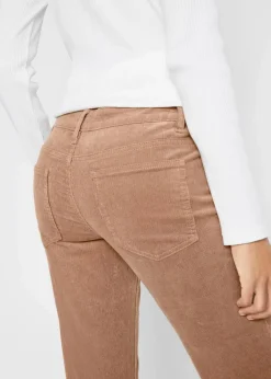 Stretch-Cordhose, Bootcut Damen Hosen|Bekleidung·Kleider