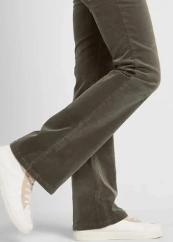 Damen bonprix Hosen|Bekleidung·Kleider|Stretch-Cordhose, Bootcut