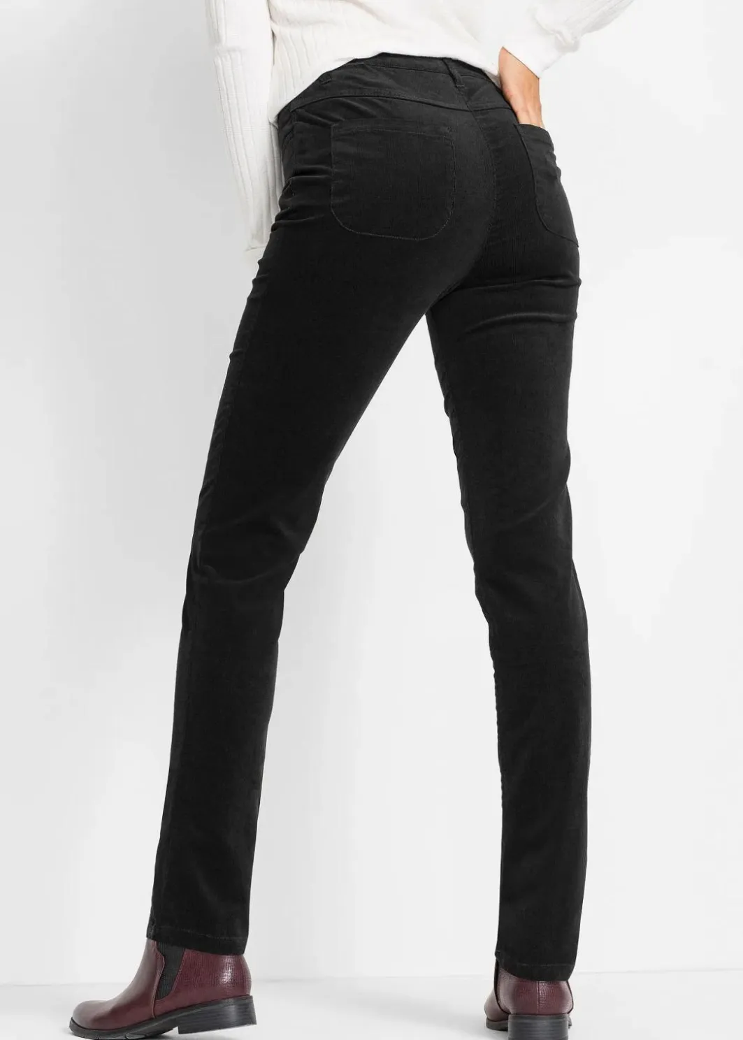 New Stretch-Cordhose, Slim Fit Damen Bekleidung·Kleider|Nachhaltigere Materialien