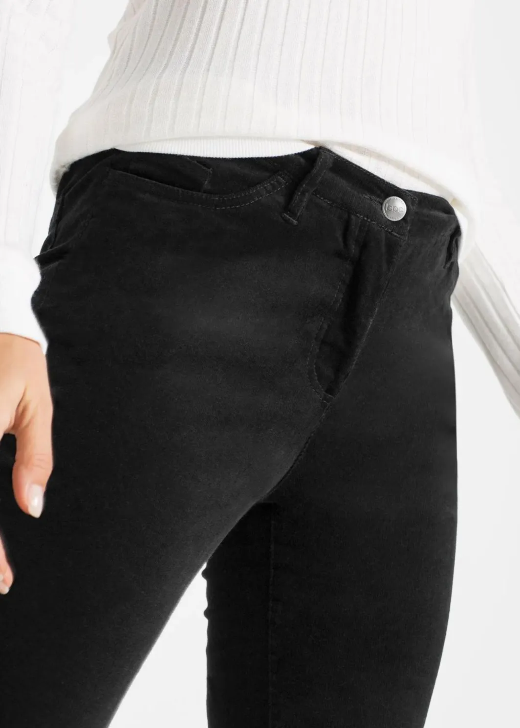 New Stretch-Cordhose, Slim Fit Damen Bekleidung·Kleider|Nachhaltigere Materialien