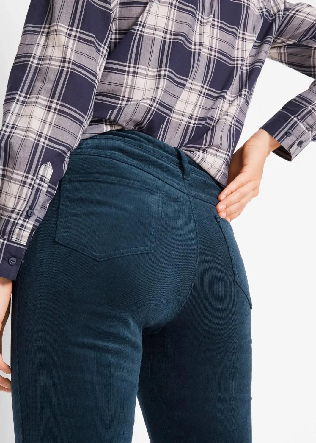 Damen bonprix Hosen|Bekleidung·Kleider|Stretch-Cordhose, Straight
