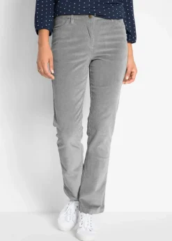 New Stretch-Cordhose, Straight Damen Hosen|Bekleidung·Kleider