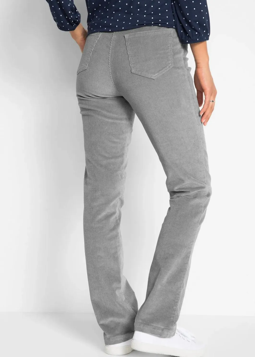 New Stretch-Cordhose, Straight Damen Hosen|Bekleidung·Kleider