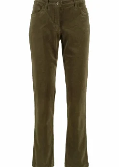 Discount Stretch-Cordhose, Straight Damen Hosen|Bekleidung·Kleider