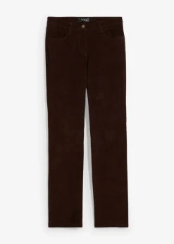 New Stretch-Cordhose, Straight Damen Hosen|Bekleidung·Kleider
