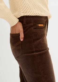 Hot Stretch-Cordhose, Wide Damen Bekleidung·Kleider