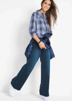 Damen bonprix Hosen|Bekleidung·Kleider|Stretch-Cordhose, Wide