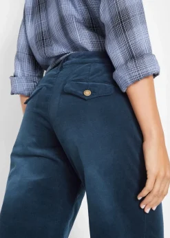 Damen bonprix Hosen|Bekleidung·Kleider|Stretch-Cordhose, Wide