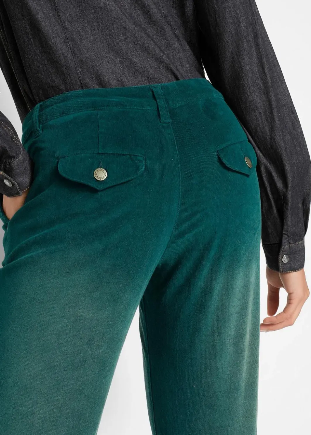 Sale Stretch-Cordhose, Wide Damen Hosen|Bekleidung·Kleider
