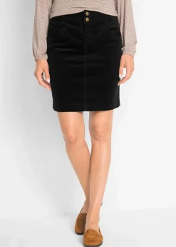 Clearance Stretch-Cordrock Damen Bekleidung·Sportbekleidung|Röcke