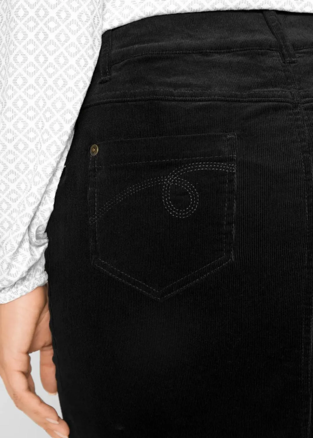 Clearance Stretch-Cordrock Damen Bekleidung·Sportbekleidung|Röcke