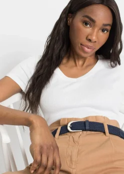Damen bonprix Accessoires|Gürtel|Stretchgürtel in Flechtoptik