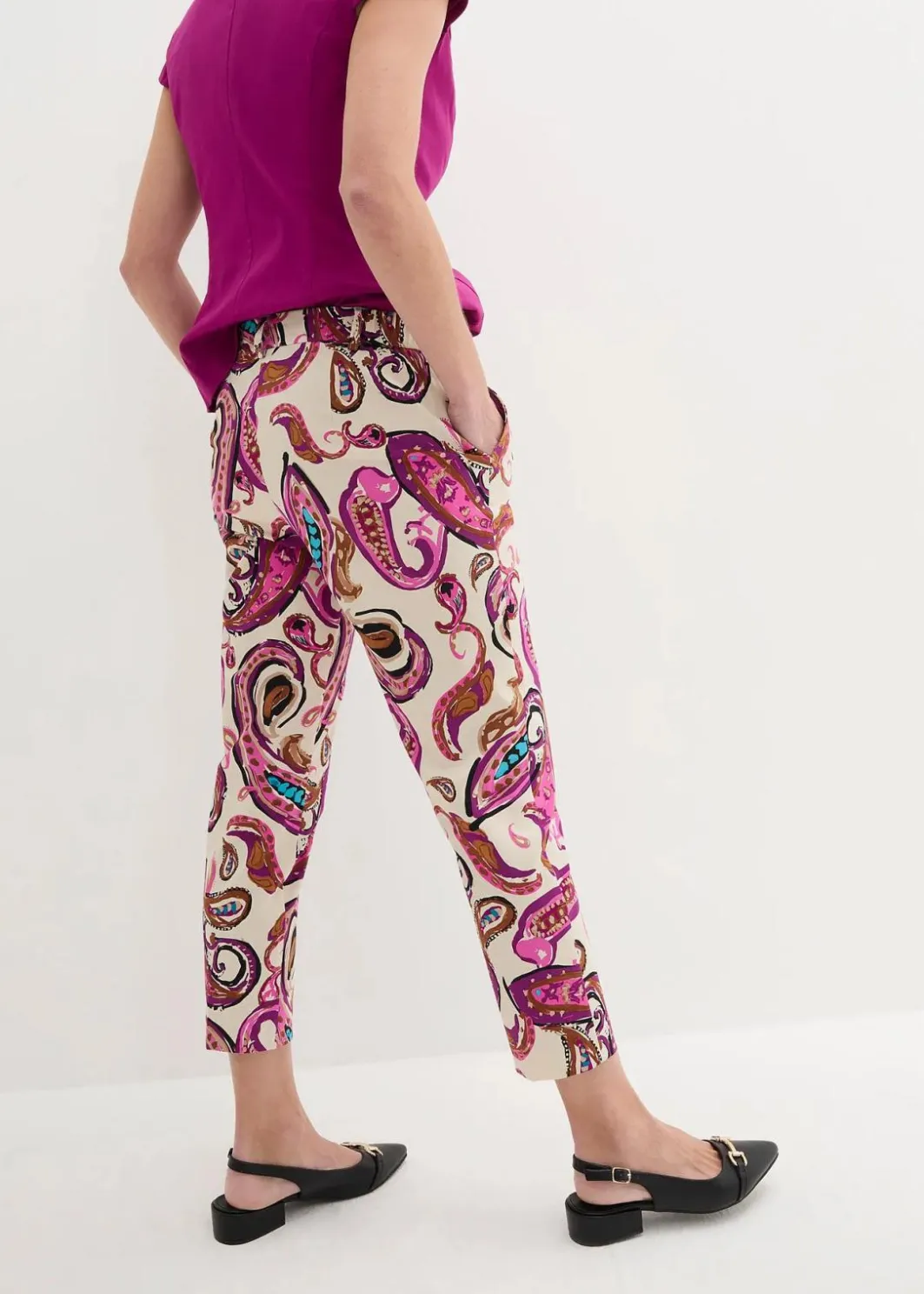 Clearance 7/8-Stretchhhose Damen Bekleidung·Kleider|Hosen
