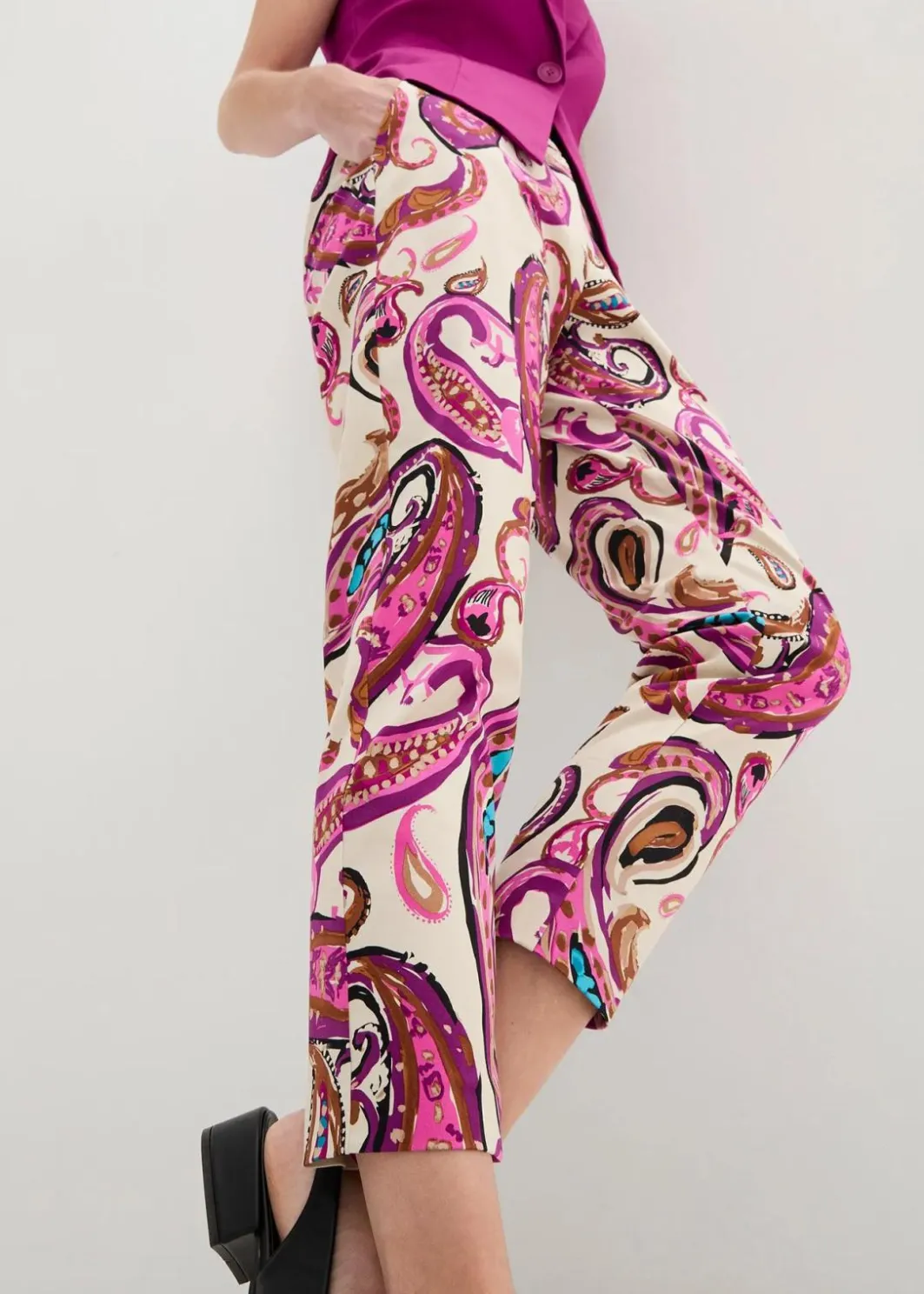 Clearance 7/8-Stretchhhose Damen Bekleidung·Kleider|Hosen