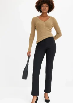 Damen bonprix Hosen|Kurzgrößen|Stretch-Hose